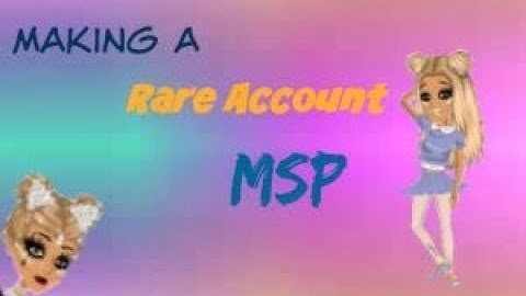 Making A Rare Account MSP // xGeo MSP