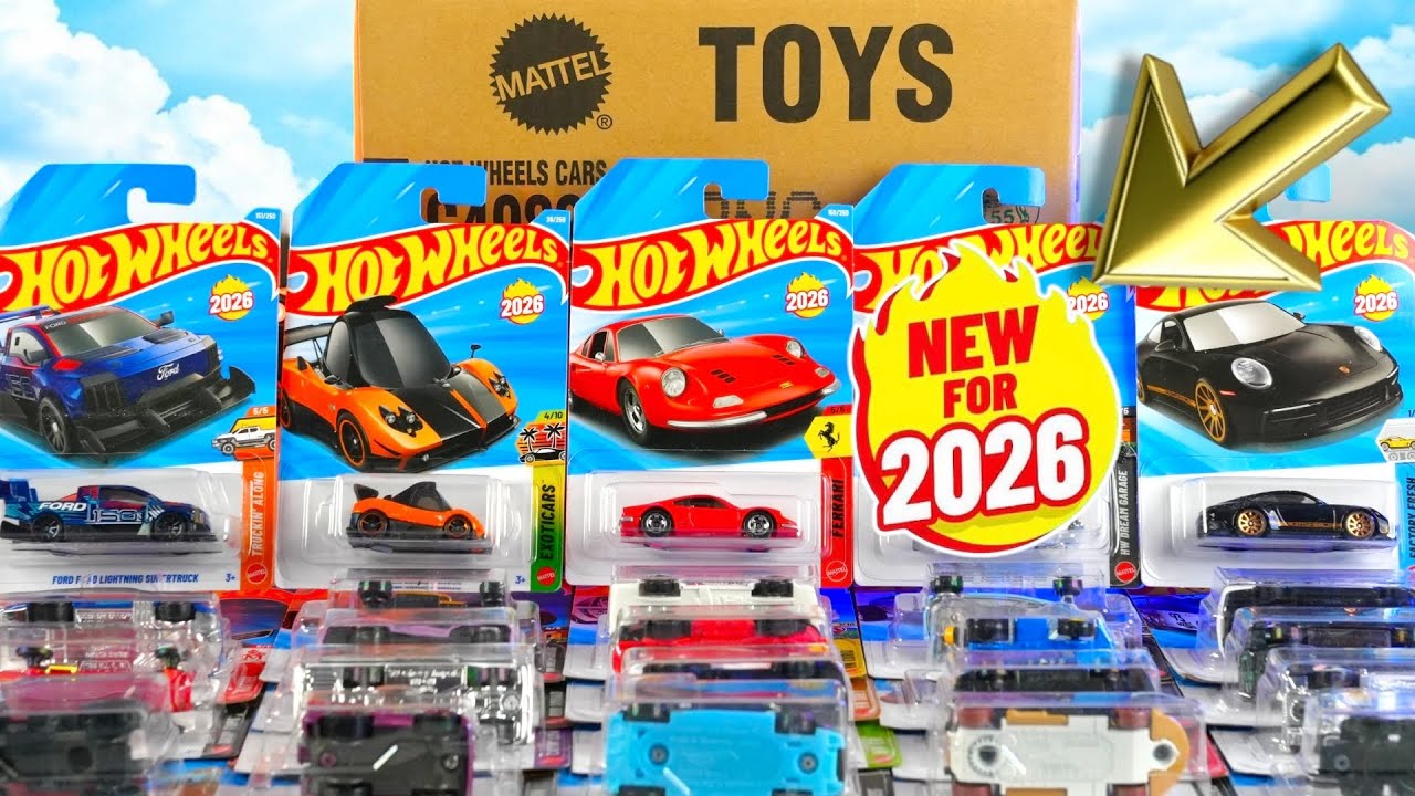⁣Unboxing 2026 Hot Wheels G Case | New Ferrari!