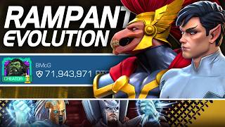 Full Rampant Evolution Path And Bosses Itemless! Northstar and Beta Ray Bill