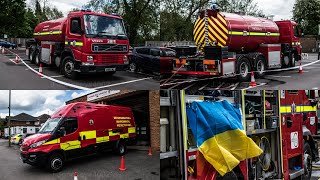 Oxfordshire Fire & Rescue Service | Retro Water Carrier & DEPU 'HazMat' Unit | Blue Light Demo