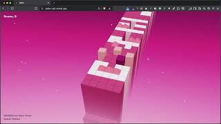 Three.js Endless Cube Runner | Interactive WebGL Experience