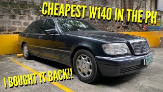 I bought back the cheapest Mercedes W140 in the country.... The Vice President's W140 - Update 1