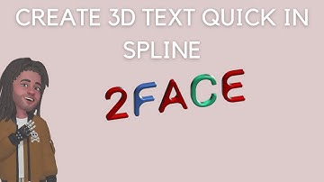 CREATE 3D TEXT QUICK IN SPLINE (FOR WEBSITES/VIDEOS)