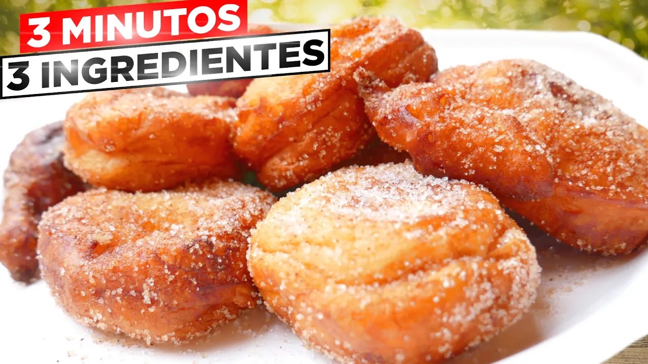 SOLO TIENEN 3 INGREDIENTES y están DELICIOSOS 🥯😍 3 POSTRES BARATOS y RICOS 🍰😍
