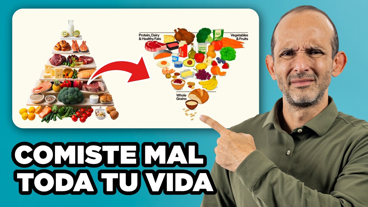 Nos Mintieron Durante 40 años: Esta Es La Nueva Pirámide Nutricional