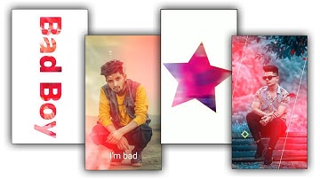 Bad boy attitude status editing kinemaster | new whatsapp status editing | kinemaster video editing