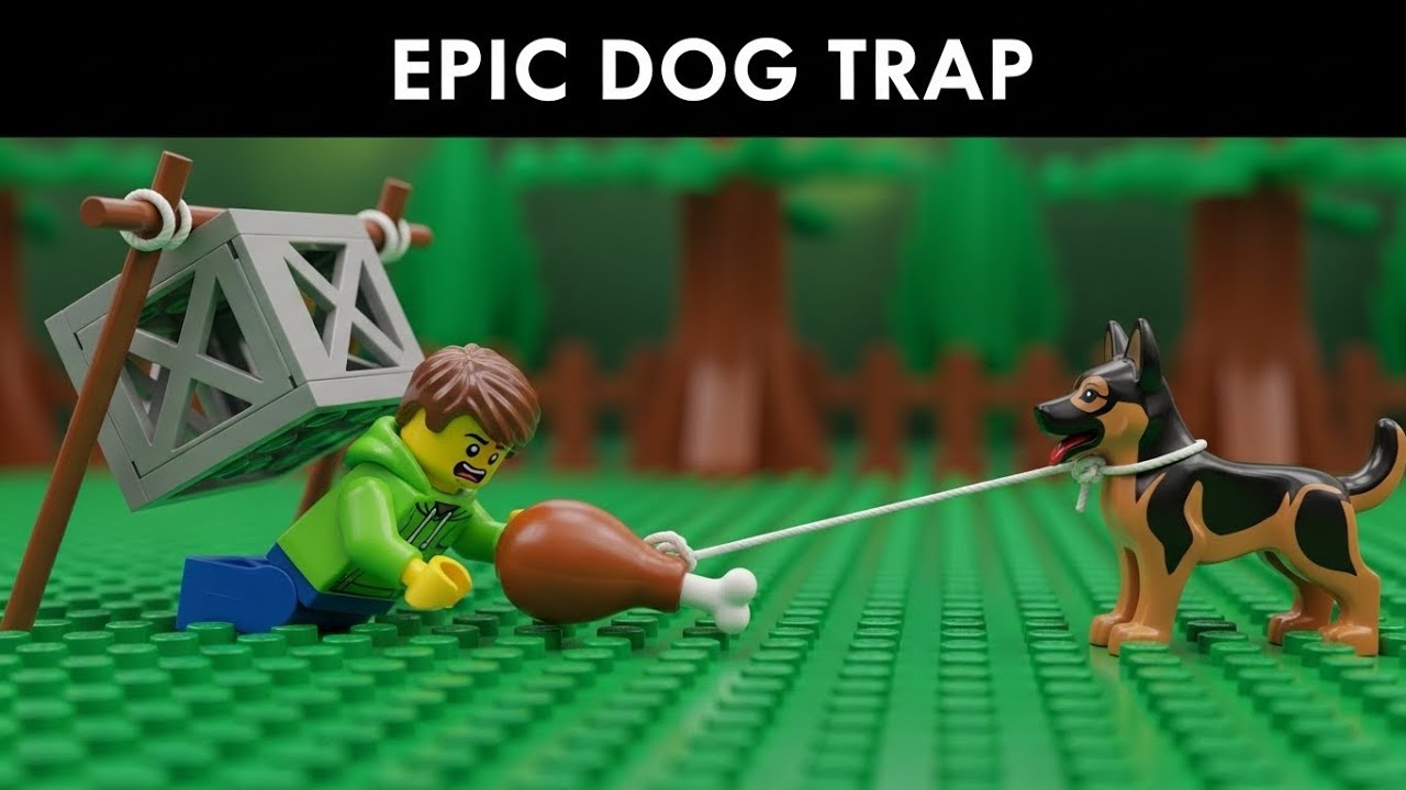 Лего Собака-Пранкер: Смешная Стоп-Моушен Анимация! 🐶🧱