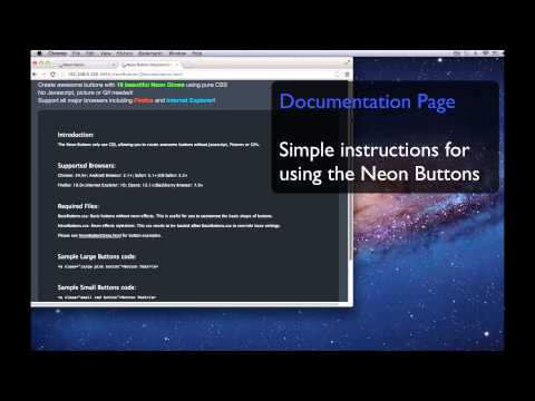 CSS Neon Buttons