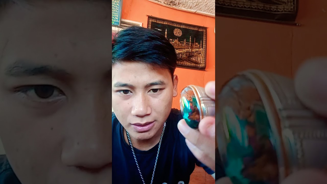 Batu akik garut pancawarna & hijau garut