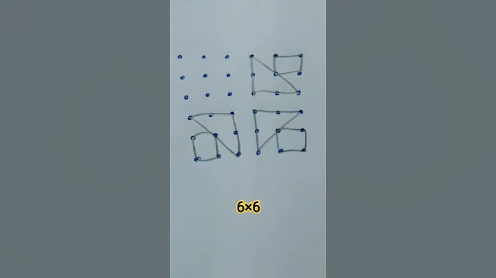 6×6 dots easy rangoli #dialyrangoli #rangoli #muggulu #rangolidesigns #kolam #easyrangoli #easykolam