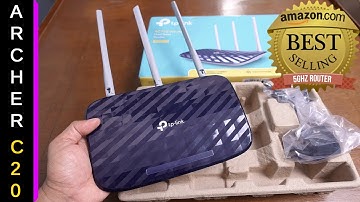 Budget AC WiFi Router 750 Mbps Dual Band - TP-LINK ARCHER C20