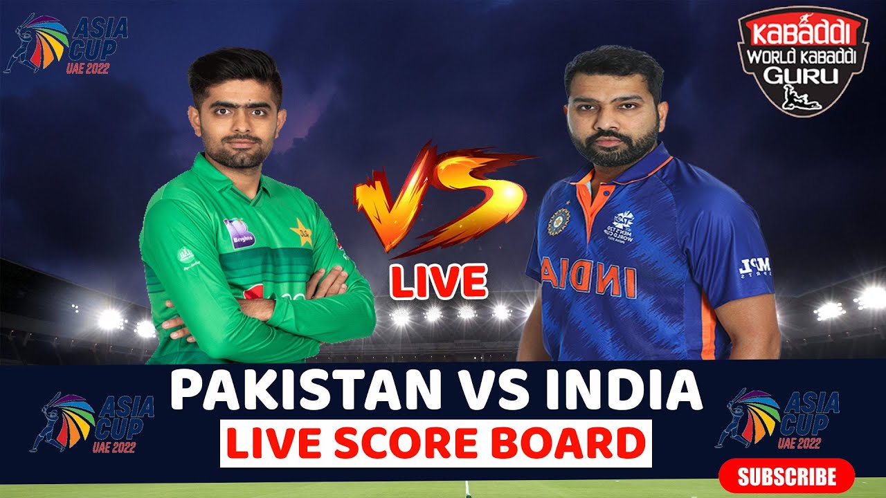India Pakistan Asia Cup India Pakistan Match IND Vs PAK live