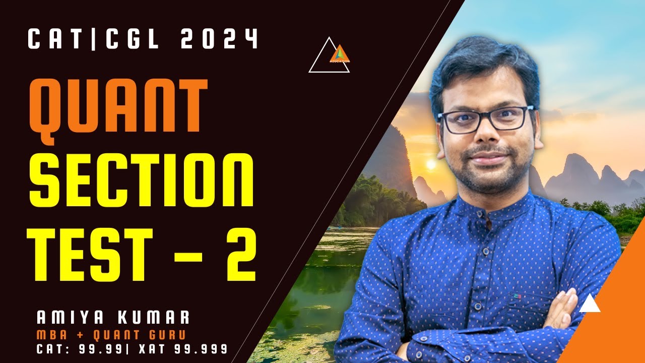 🔴 Quant for CAT 2024 | SSC CGL 2024 | SNAP TEST | NMAT : Mock ...