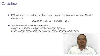 Mathematical Expectation,Variance and Co-variance