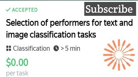 Selection of performers for text and image classification tasks || Exam || #toloka