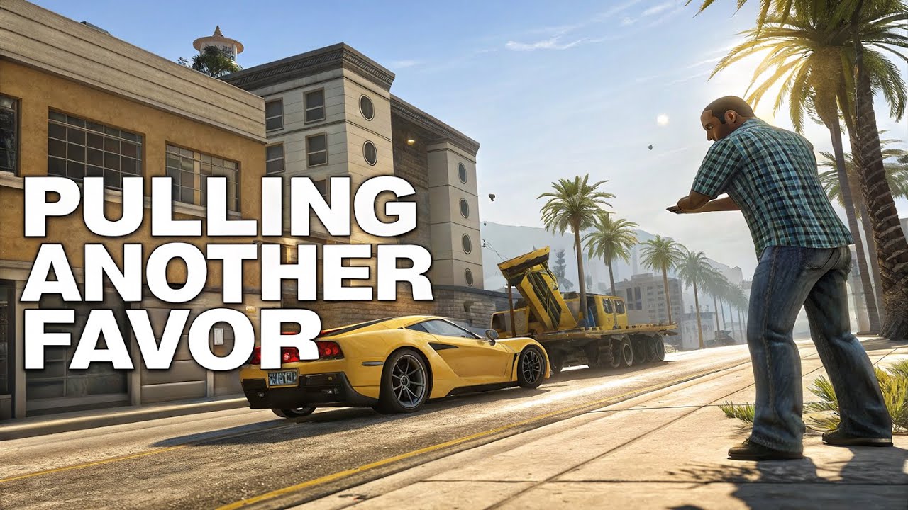 GTA V: "Pulling Another Favor" | Franklin & Tonya Return to the Tow Truck! 🏗️🚗