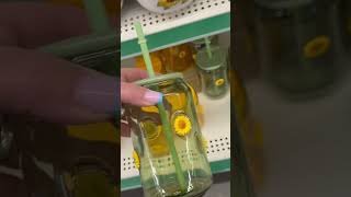 SUNFLOWER GLASSES AT DOLLAR TREE #sunflower #glasses #dollartree #shopping