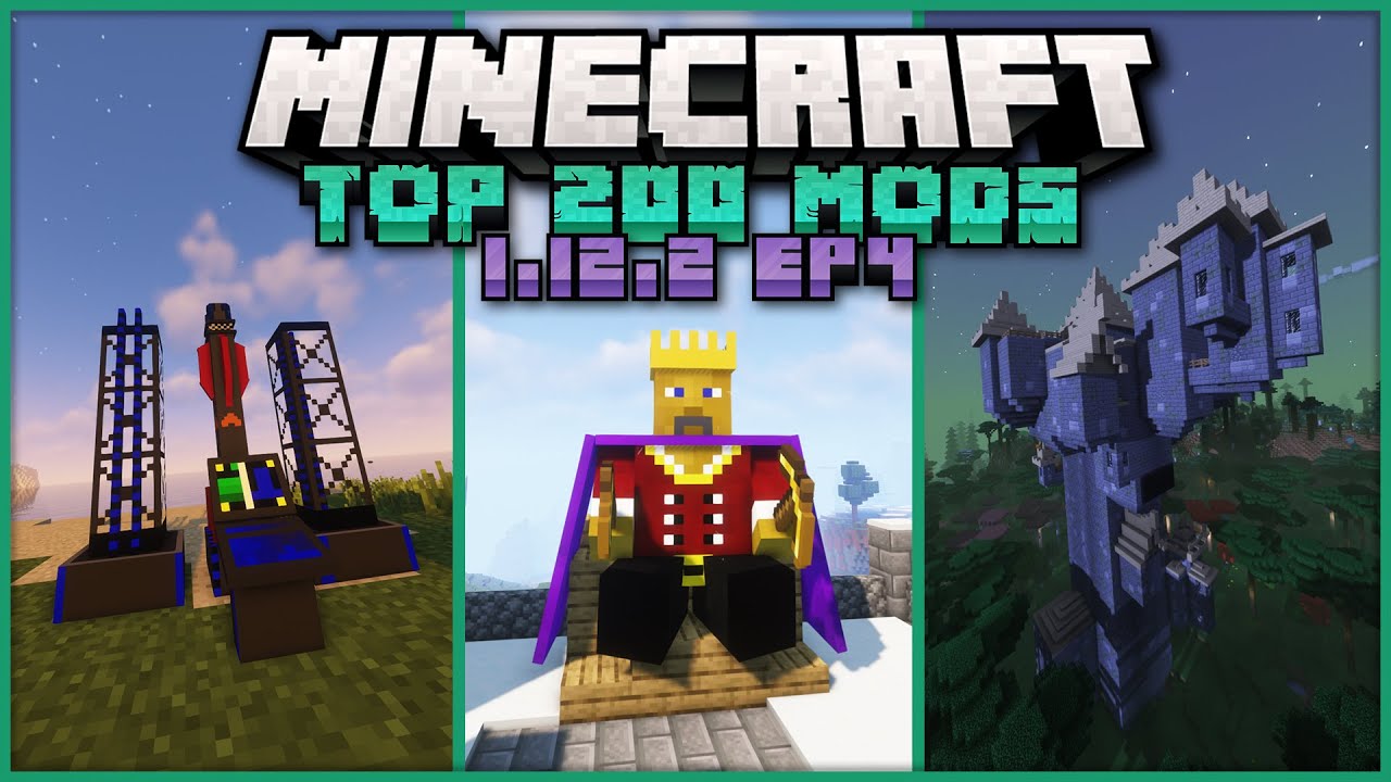 Top 0 Best Mods For Minecraft 1 12 2 Episode 4 Mobs Dimensions Camping Youtube