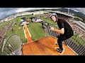 ROLLERBLADES vs MEGA RAMP!