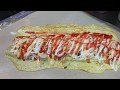 Roti John | Malaysian Street Food Review | Roti John Recipe | Cara Membuat Roti John Daging