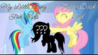 FlutterDash Fan Kid | My Little Pony | Speed Paint and Voice Over!