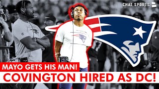 BREAKING NEWS: DeMarcus Covington Named Patriots Defensive Coordinator By Jerod Mayo