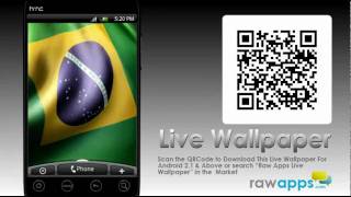 Live Wallpaper Demo of the Flag of Brazil screenshot 5