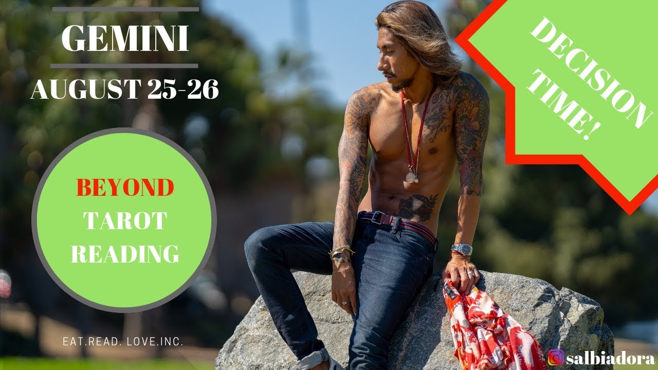 GEMINI - "THE DECISION THAT YOU'VE BEEN AVOIDING" AUGUST 25-26 DAILY TAROT READING