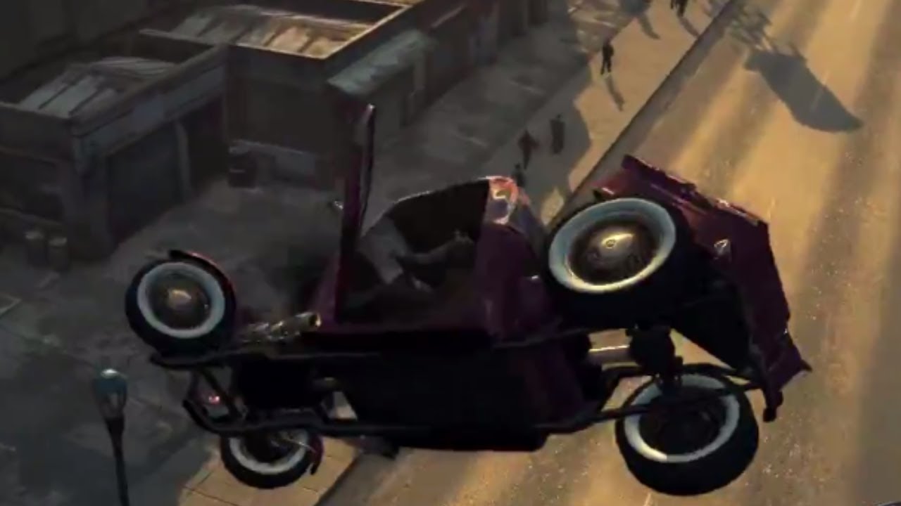 Mafia 2 Funny stunts and crashes