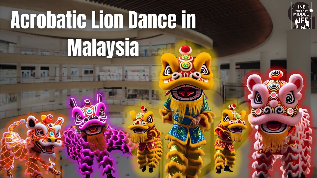 Lion Dance Vibes in Malaysia 🇲🇾 | Must-See Cultural Show! | සිංහ නර්තන දර්ශනය