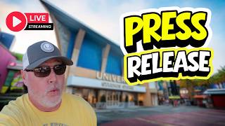 Live! From Studio Rix...Universal Press Release (also testing new streaming software)