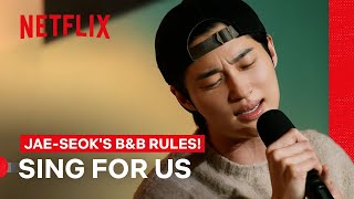 Byeon Wooseok Shows Off His Smooth Vocals  Jaeseoks Bu0026b Rules  Netflix Philippines