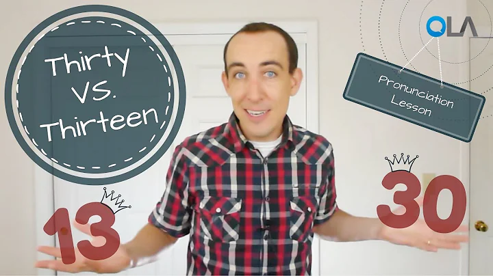 How to Pronounce 30 and 13 | British English Pronunciation Lesson