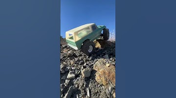 Broke out the scx24 c10 for a rock crawling session yesterday! #shorts