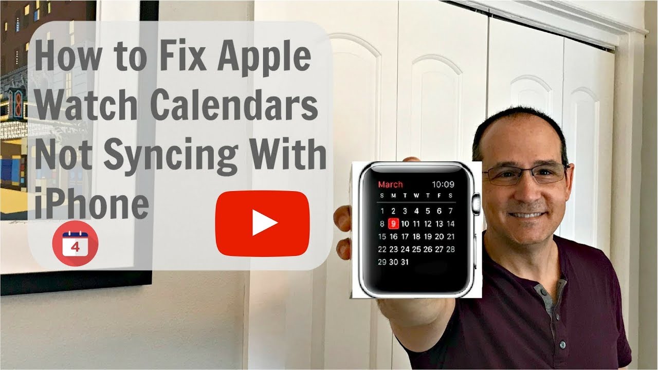 How to Fix Apple Watch Calendars Not Syncing With iPhone YouTube
