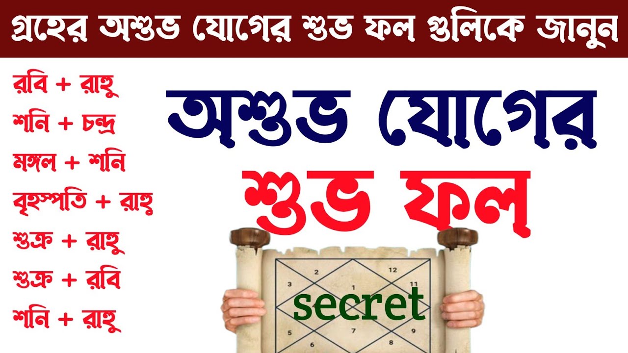 অশুভ দোষের শুভ ফল গুলি জানুন | #অশুভদোষ #anandashastri #জ্যোতিষ_শিখুন 