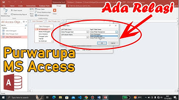 Pembuatan Purwarupa Untuk Database Pada Ms Access Dengan Kolom Formulir - Belajar Relasi Antar Tabel