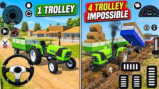 Heavy Tractor Trolley Cargo Simulator 3D - Farming Tractor Driver - Android Gameplay 2026 screenshot 1