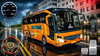 Simulator Bus Pelatih AS 3D - Mengemudi Bus Pelatih di Tanjakan yang Nyata - Gameplay Android screenshot 3