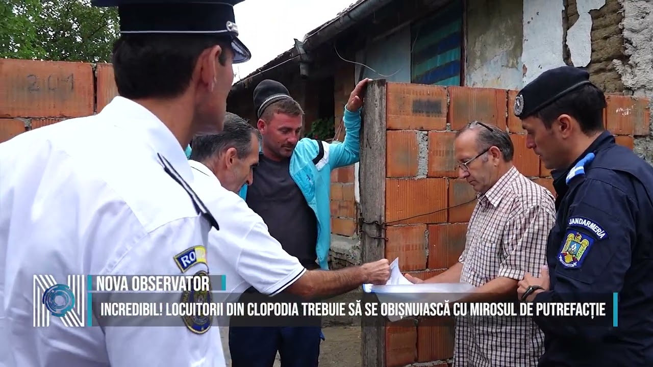 INCREDIBIL! LOCUITORII DIN CLOPODIA TREBUIE SĂ SE OBIȘNUIASCĂ CU MIROSUL DE PUTREFACȚIE