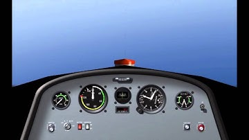J-3 Cub Inverted Spin Recovery - X-Plane 9