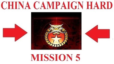 🔴 C&C Generals Zero Hour - China Campaign - FINAL - Mission 5 🔴