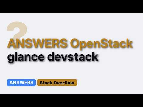 Openstack Devstack installation error : g-api did not start in ubuntu 18.04