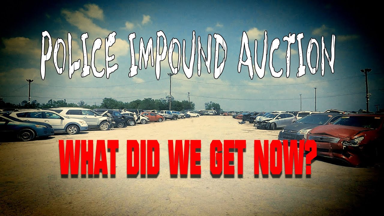 WE HIT THE POLICE IMPOUND AUCTION TO GRAB A POSSIBLE FLIPPER! Let's see