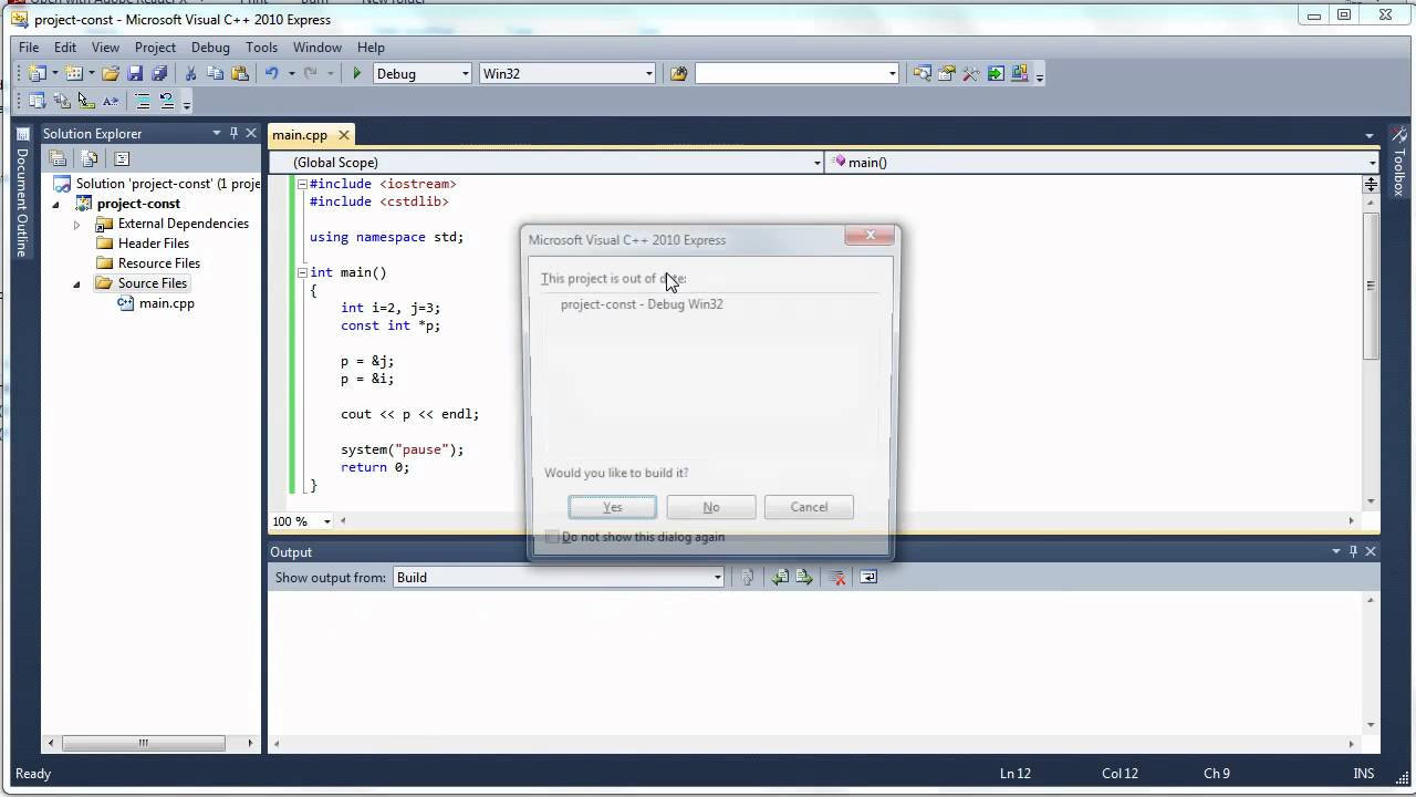 Cpp const. Среда разработки c++ Visual Studio. C++ Builder Visual Studio. Microsoft Visual c++ 2010. Компоненты в Visual Studio c++.