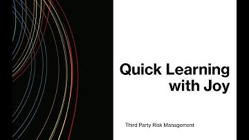 TPRM - Third Party Risk Management