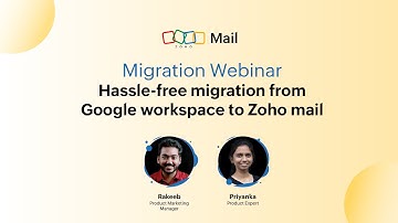 [Webinar] Hassle-free Migration from Google Workspace to Zoho Mail