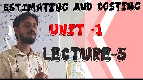 Lec-6#Estimating and costing#cubic content estimating#Tmc online by Anuj sir