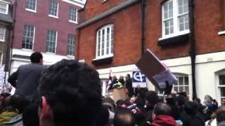 Egyptians Overseas Supporting Egypt's Revolution - In London (UK) 1