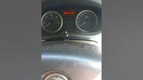 Vauxhall vivaro service light and spanner